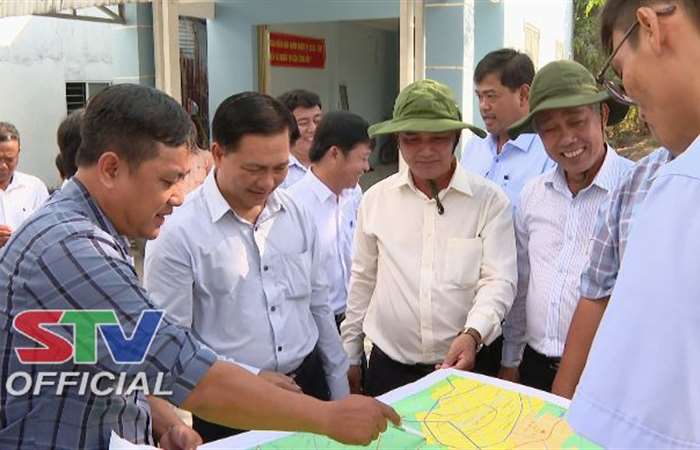 Chủ tịch UBND tỉnh Sóc Trăng đôn đốc tiến độ các công trình trên địa bàn tỉnh