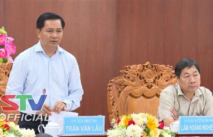 Chủ tịch UBND tỉnh Sóc Trăng nghe báo cáo Quy hoạch xây dựng vùng huyện Châu Thành đến năm 2040
