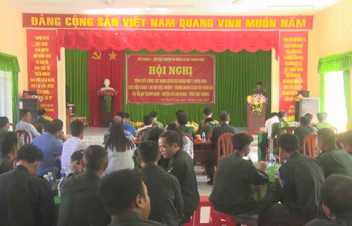 Cù Lao Dung: Tổng kết công tác hành quân dã ngoại đợt 1 năm 2024