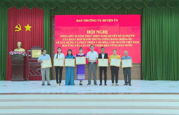 Huyện ủy Châu Thành tổng kết 10 năm thực hiện Nghị Quyết số 33-NQ-TW của BCH Trung ương Đảng khóa XI