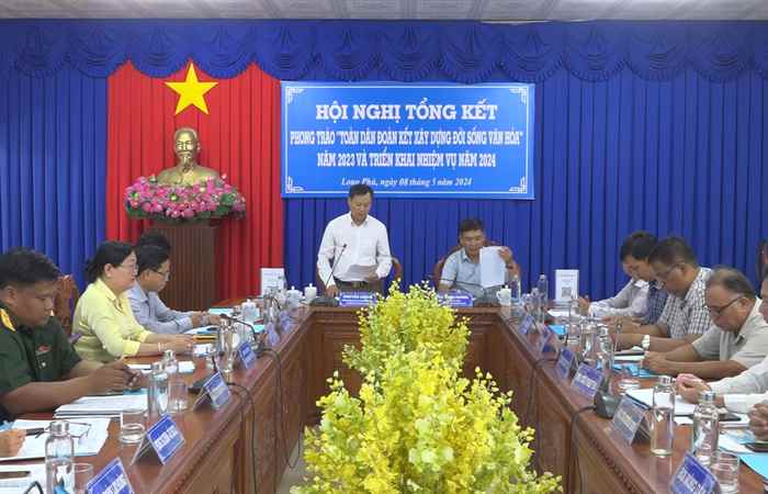 Long Phú: Tổng kết phong trào toàn dân đoàn kết xây dựng đời sống văn hoá