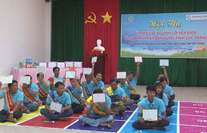 Ban QLDA nguồn lợi ven biển vì sự phát triển bền vững tổ chức Hội thi tìm hiểu về “ Nguồn lợi ven biển vì sự phát triển bền vững tỉnh Sóc Trăng” năm 2018.