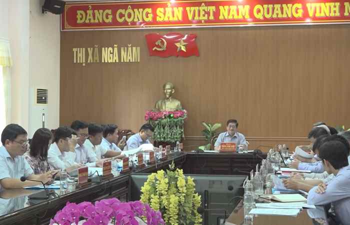Ngữ Năm: Ban Thường vụ Thị uỷ thông qua Quy chế sửa đổi bổ sung của BCH Đảng bộ thị xã
