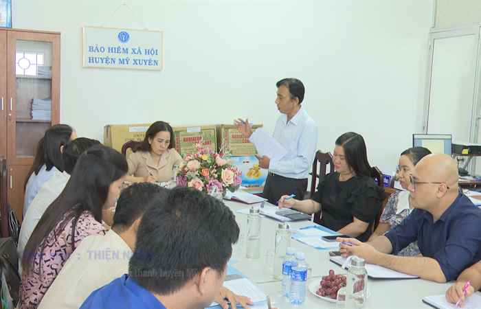Mỹ Xuyên: Ban Thường vụ Huyện ủy giám sát việc thực hiện Quy định số 101 của Ban Bí thư