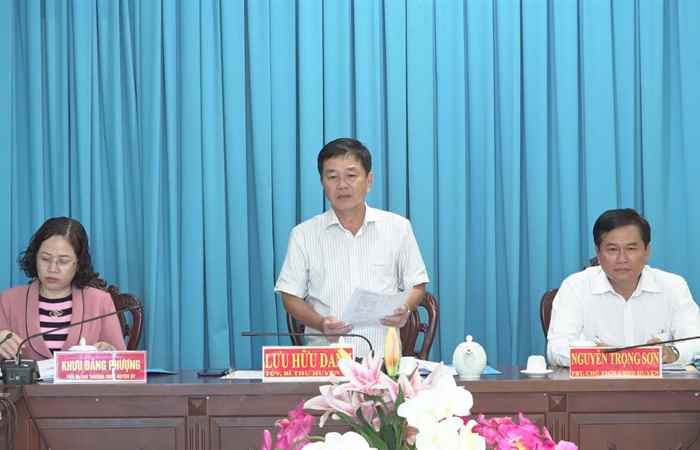 Trần Đề: Ban Thường vụ Huyện uỷ đánh giá tình hình kinh tế - xã hội 9 tháng năm 2024