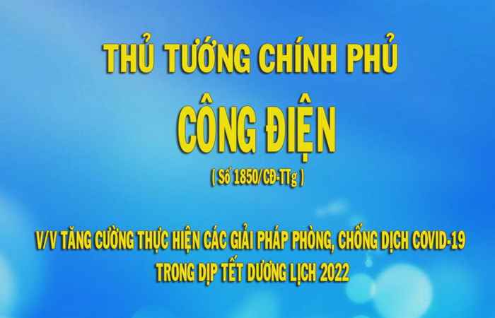 Bản tin chung tay phòng, chống dịch COVID-19 (01-01-2022)