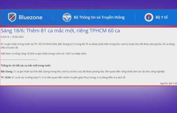 Bản tin chung tay phòng, chống dịch Covid - 19 (18-06-2021)