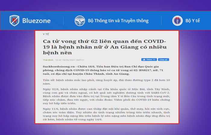 Bản tin chung tay phòng chống dịch covid-19 (19-06-2021)