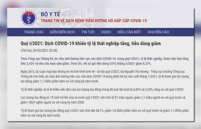 Bản tin chung tay phòng chống dịch covid-19 (30-03-2021)