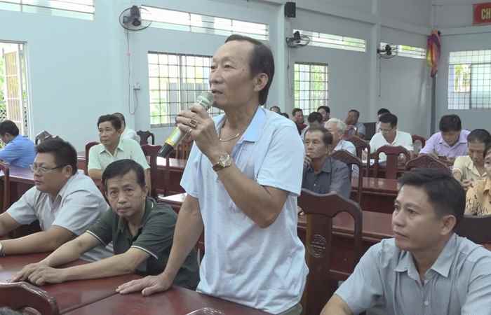 Đại biểu HĐND 3 cấp tỉnh Sóc Trăng tiếp xúc cử tri tiếp xúc cử tri phường 1, thị xã Ngã Năm