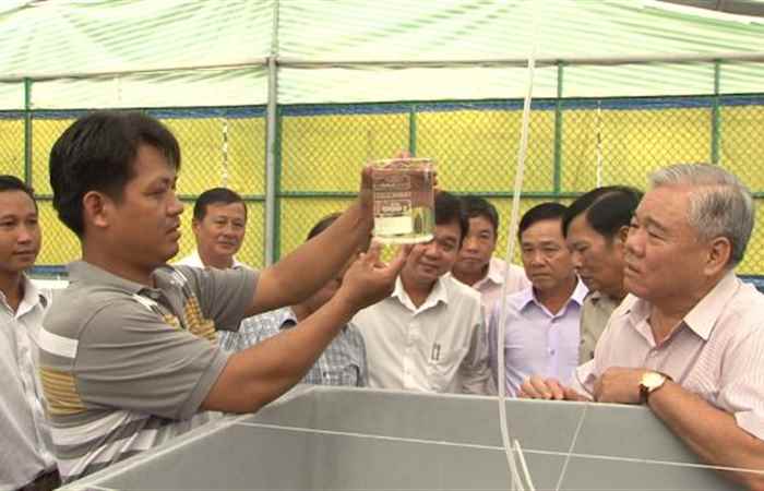 Bí thư Tỉnh ủy Sóc Trăng tham quan mô hình sản xuất ở huyện Trần Đề và TX Vĩnh Châu
