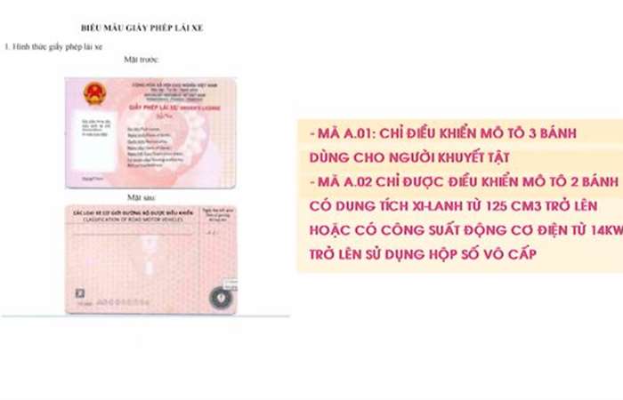 Bộ Công an ban hành mẫu giấy phép lái xe mới