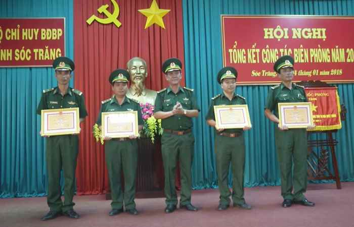 Bộ đội Biên phòng Sóc Trăng tổng kết năm 2017  