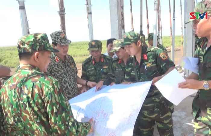 Bộ Tư lệnh QK9 khảo sát vị trí chuẩn bị diễn tập khu vực phòng thủ tỉnh Sóc Trăng 2018