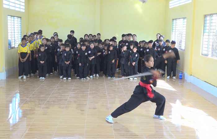 Mỹ Xuyên: Câu Lạc bộ Võ cổ truyền tổ chức thi thăng cấp đai  