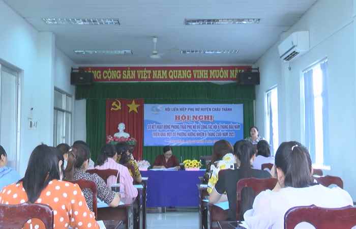 Hội LHPN huyện Châu Thành sơ kết 6 tháng đầu năm 2023