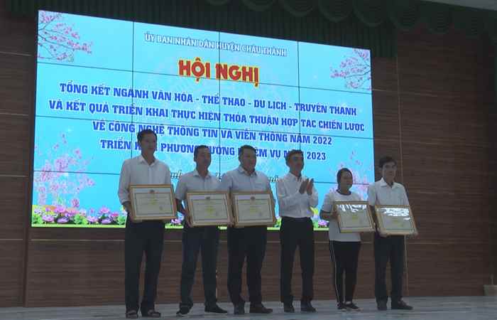 Châu Thành tổng kết ngành Văn hóa, Thể thao, Du lịch và Truyền thanh năm 2022