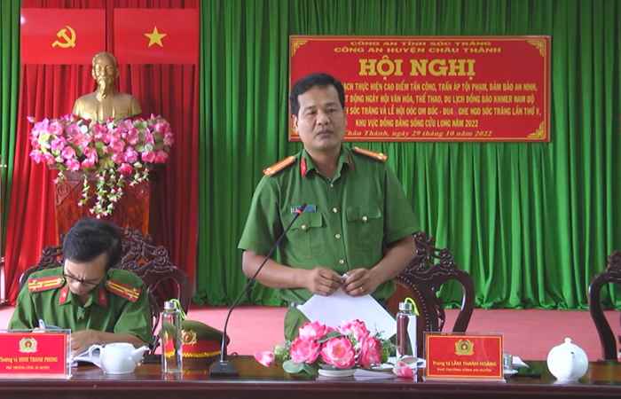 Châu Thành triển khai cao điểm tấn công, trấn áp tội phạm 