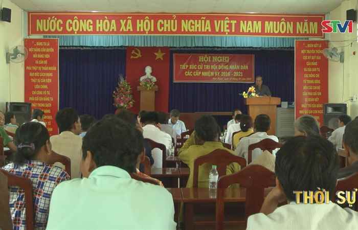 Chủ tịch HĐND tỉnh Sóc Trăng tiếp xúc cử tri phường Vĩnh Phước, thị xã Vĩnh Châu
