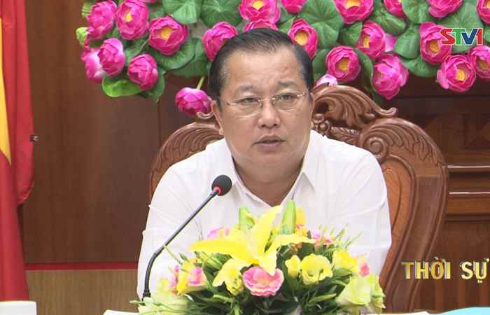 Chủ tịch UBND tỉnh Sóc Trăng làm việc với các sở ngành, UBND TPST, huyện Trần Đề và Mỹ Xuyên  