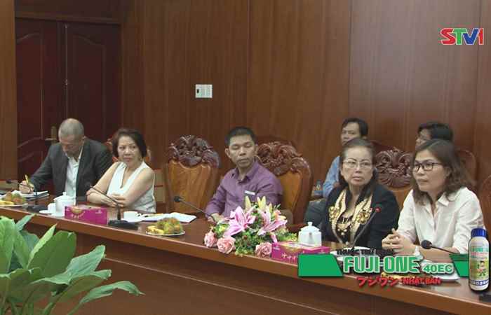 Chủ tịch UBND tỉnh Sóc Trăng làm việc với công ty Quốc Vinh về dự án điện gió