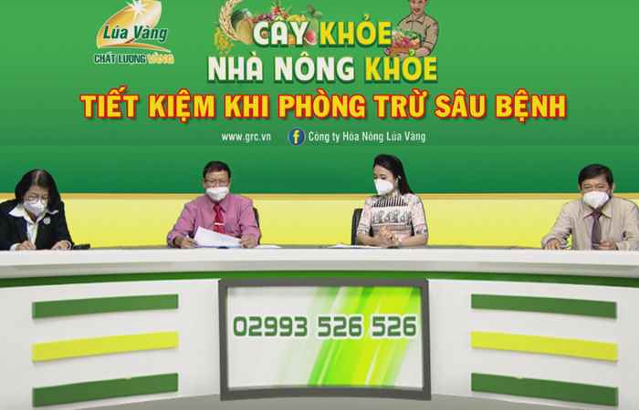 Chương trình tọa đàm Cây khỏe Nhà nông khỏe - Tiết kiệm khi phòng trừ sâu bệnh (23-11-2021)