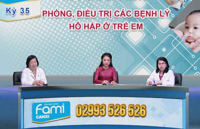 Chương trình tọa đàm Nhịp cầu sức khỏe - Phòng và Điề trị các bệnh lý hô hấp ở trẻ em (19-03-2021)