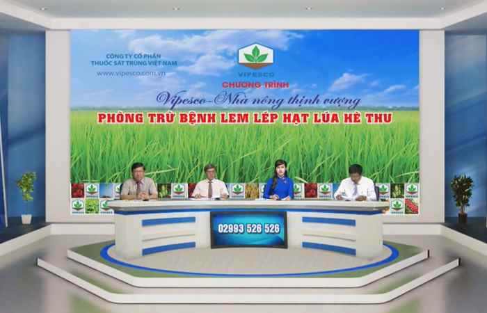 Chương trình tọa đàm Phòng trừ bệnh lem lép hạt lúa hè thu 26-07-2018