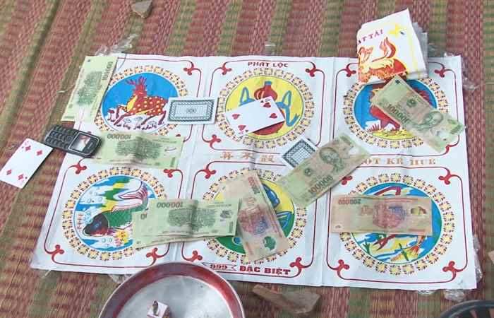 Công an Sóc Trăng triệt xóa tụ điểm lắc bầu cua ăn thua bằng tiền