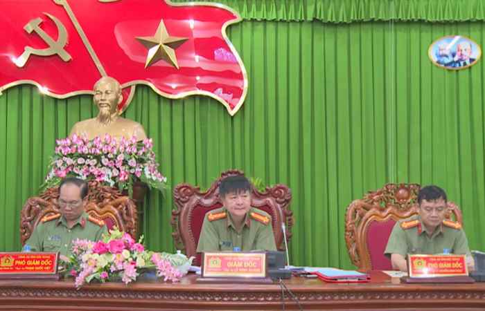 Công an tỉnh tổ chức họp báo tháng 4 và triển khai nhiệm vụ tháng 5.