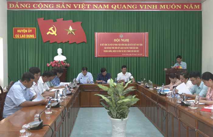 Cù Lao Dung: Hội Nông dân sơ kết 6 tháng đầu năm 2023