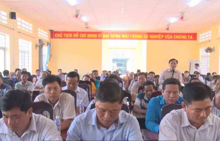 Trần Đề: Đại biểu HĐND các cấp tiếp xúc cử tri xã Thạnh Thới An và Thạnh Thới Thuận
