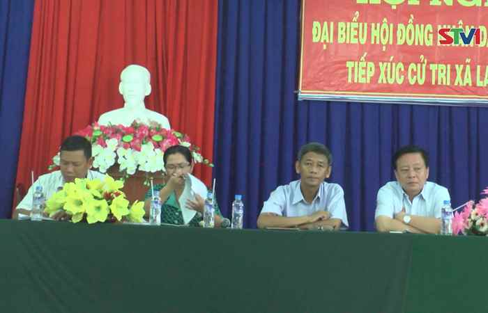 Đại biểu HĐND tỉnh Sóc Trăng tiếp xúc cử tri xã Lai Hòa, thị xã Vĩnh Châu