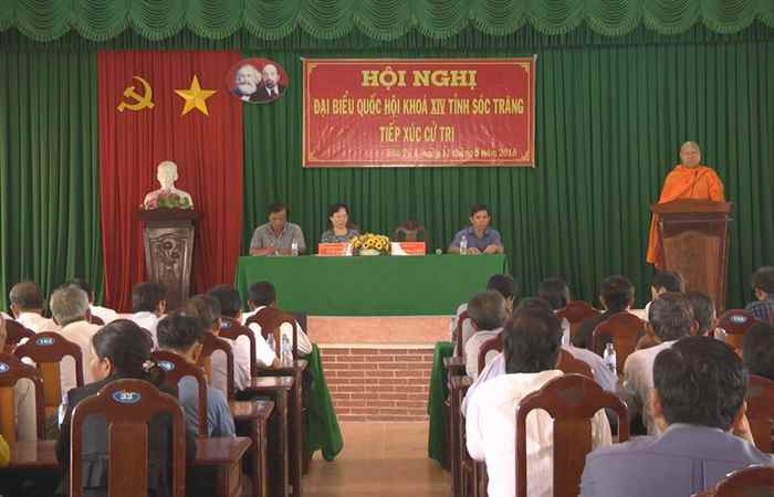 Đại biểu Quốc hội Sóc Trăng tiếp cử tri xã Hòa Tú 1, huyện Mỹ Xuyên 