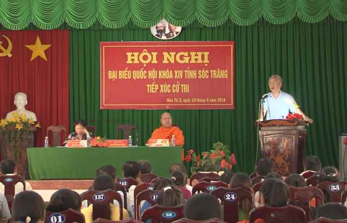 Đại biểu Quốc hội Sóc Trăng tiếp xúc cử tri xã Hòa Tú 2 - Mỹ Xuyên 