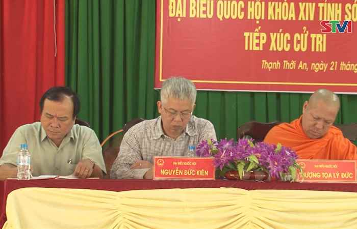 Đại biểu Quốc hội tỉnh Sóc Trăng tiếp xúc cử tri xã Thạnh Thới An, huyện Trần Đề 