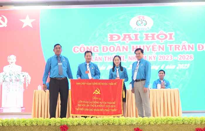  Huyện Trần Đề: Đại hội Công đoàn lần thứ III, nhiệm kỳ 2023 - 2028