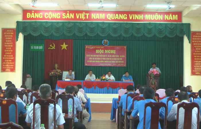 Đảng ủy xã Thạnh Quới và thị trấn Mỹ Xuyên sơ kết 9 tháng năm 2024