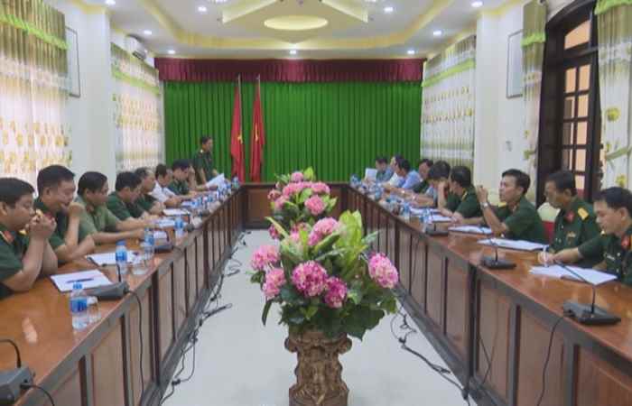 Đoàn công tác Bộ Quốc phòng làm việc với Bộ chỉ huy quân sự tỉnh Sóc Trăng