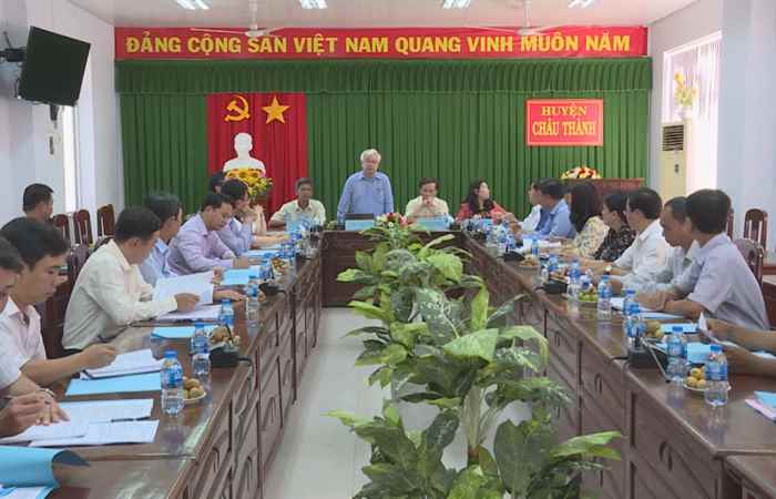Đoàn công tác Ủy ban văn hóa giáo dục thanh thiếu niên nhi đồng khảo sát tại Châu Thành.
