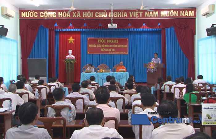 Đoàn ĐBQH tỉnh Sóc Trăng tiếp xúc cử tri huyện Mỹ Tú 