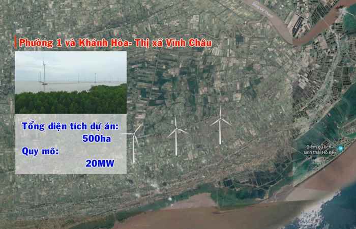 Giới thiệu lần lượt 22 dự án điện gió