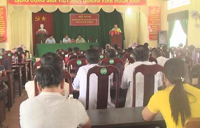 HĐND tỉnh, huyện tiếp xúc cử tri trên địa bàn huyện Trần Đề.