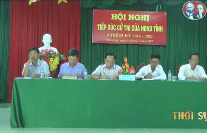 HĐND tỉnh Sóc Trăng tiếp xúc cử tri xã Tân Long, thị xã Ngã Năm