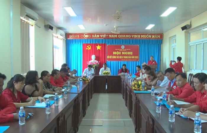 Trần Đề: Hội Chữ thập đỏ triển khai nhiệm vụ 6 tháng cuối năm 2023 