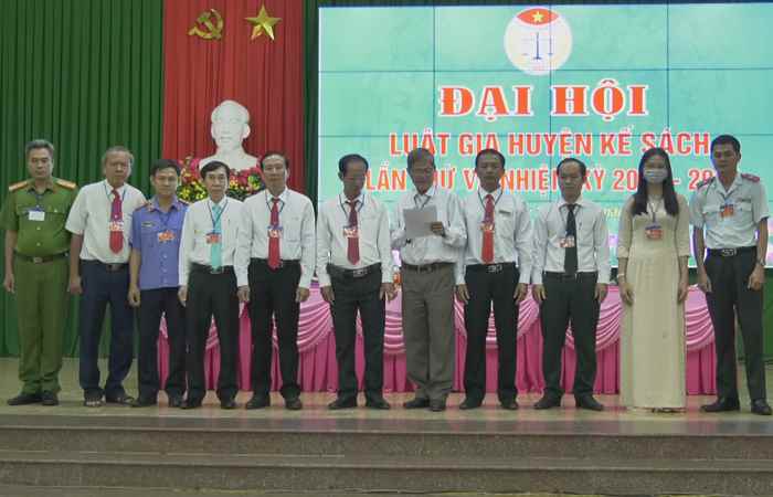  Hội luật gia huyện Kế Sách Đại hội nhiệm kỳ 2023-2028