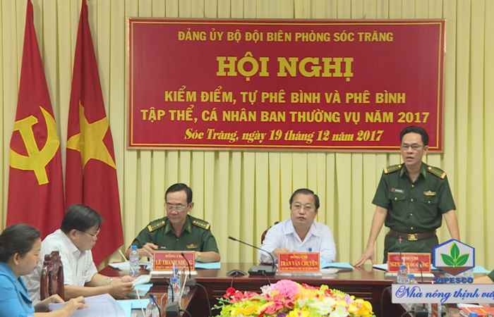 Hội nghị lãnh đạo thực hiện nhiệm vụ đơn vị và xây dựng Đảng Bộ Bộ đội biên phòng năm 2018