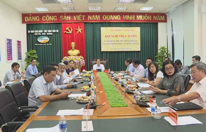 Hội nghị trực tuyến toàn quốc rà soát công tác chuẩn bị tổ chức kỳ thi THPT Quốc gia  năm 2019