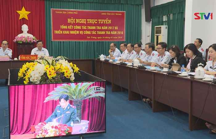 Hội nghị trực tuyến tổng kết công tác thanh tra toàn quốc năm 2017