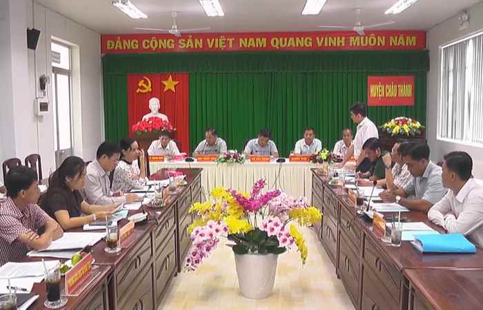 Họp Tổ Đại biểu HĐND tỉnh Sóc Trăng (đơn vị huyện Châu Thành)